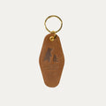 123 Farm Leather Keychain