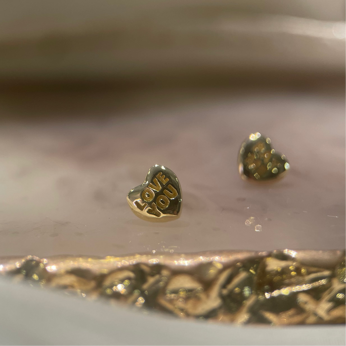 Anatometal Valentine Heart Ends - Threadless