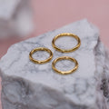 Anatometal Seam Ring - Solid Gold