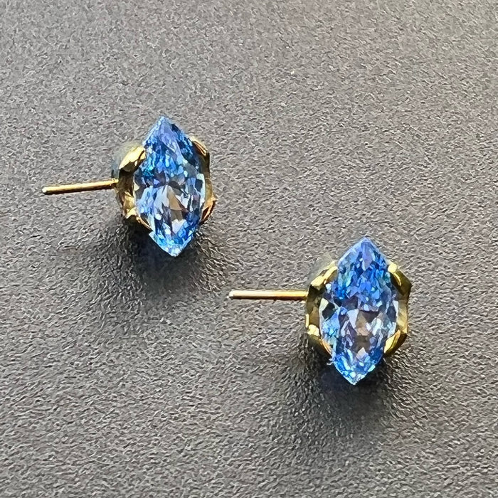 Anatometal Titanium Side-Set Marquise Ends