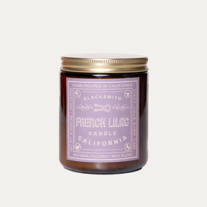 Candle - Blacksmith Label - French Lilac