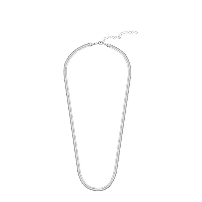 Delayne 18k White Gold Plated Stacking Necklace Chain