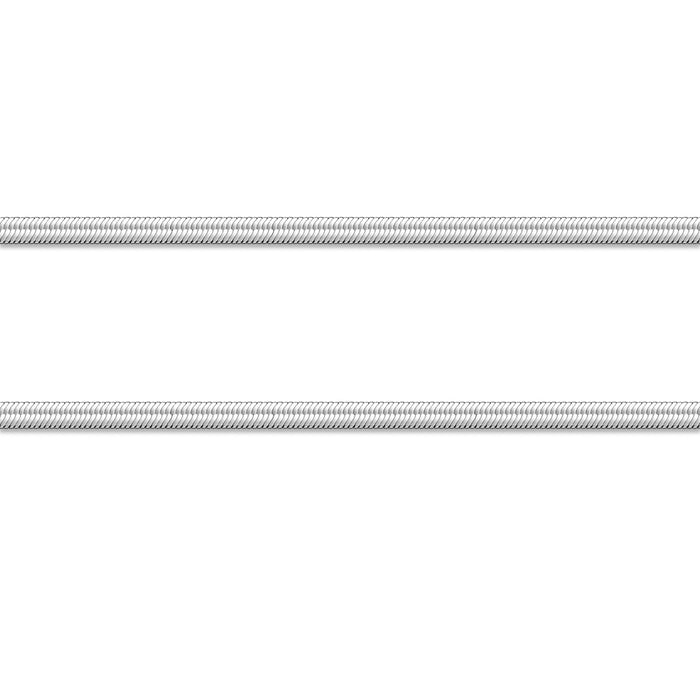 Delayne 18k White Gold Plated Stacking Necklace Chain
