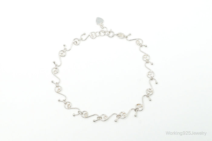 Designer Silpada Sterling Silver Anklet