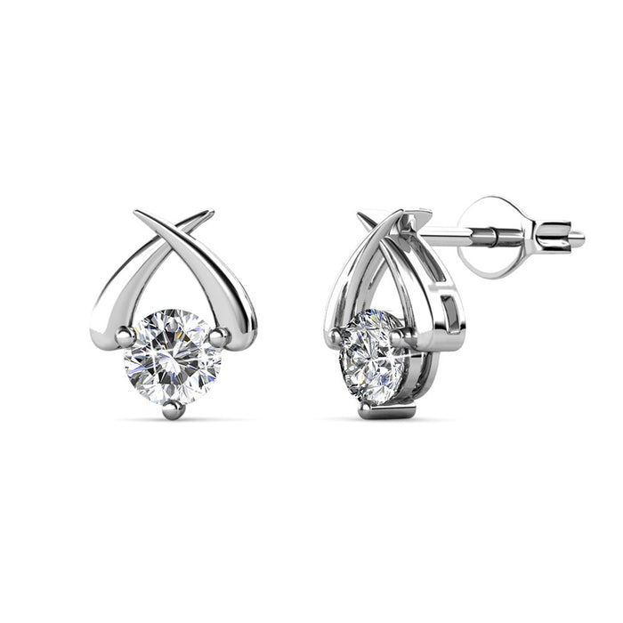 Stella Gold Plated Stud Earrings