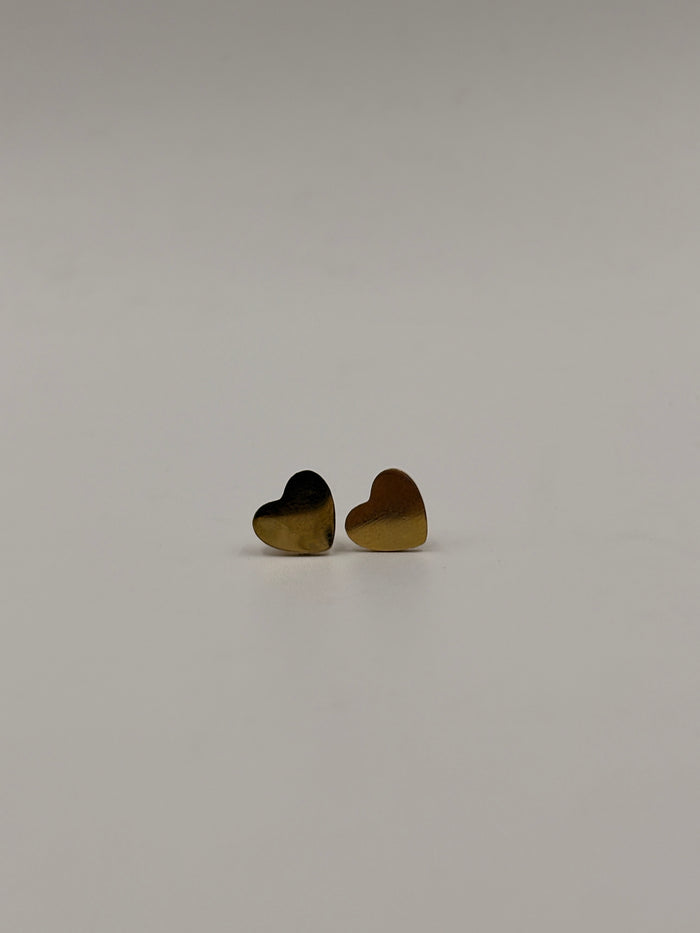 Gold Evil Eye Heart Fashion Jewellery Necklace Stud Earrings Set View 3