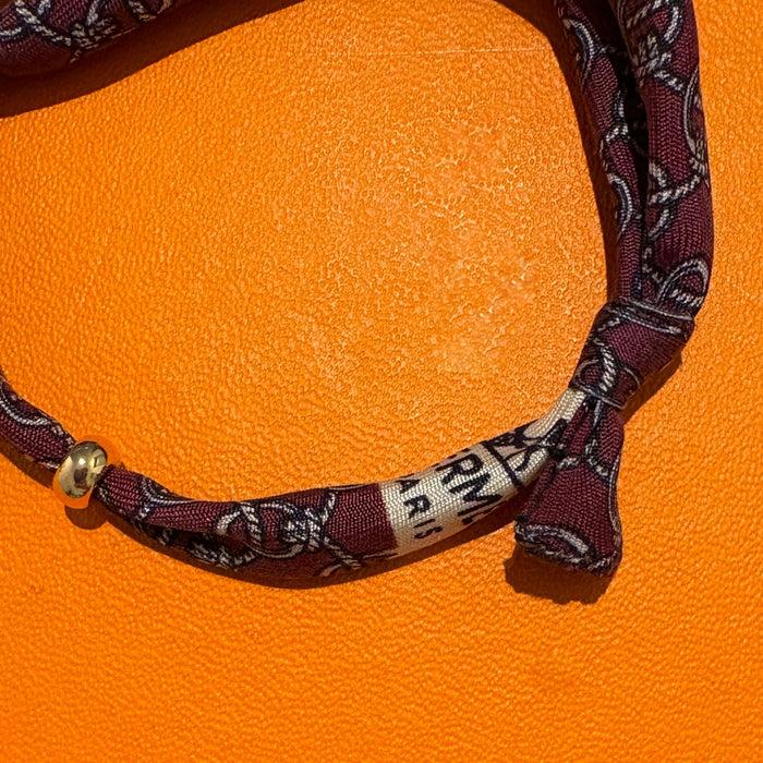 H-Bracelet - Silk & 18K plated