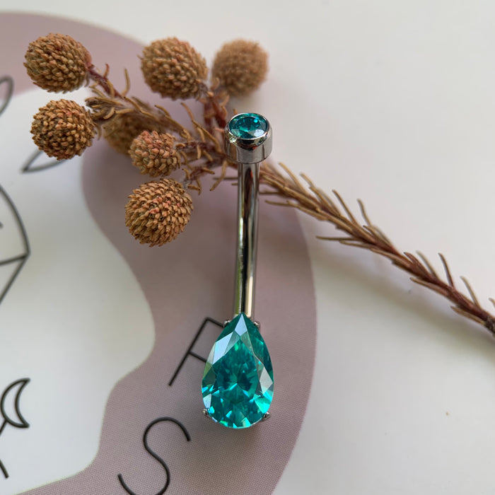 Anatometal Navel Curve Pear Cut
