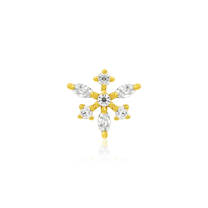 Junipurr Jewelry Gold Snowflake - Anna
