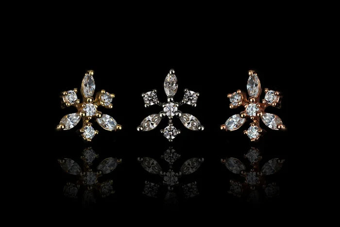 Junipurr Jewelry Gold Snowflake - Anna