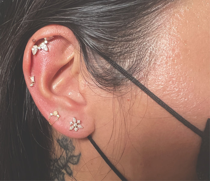 Junipurr Jewelry Gold Snowflake - Anna
