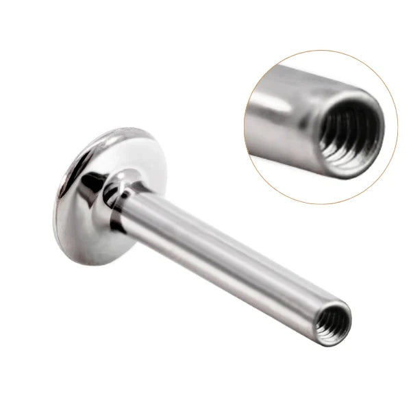 Junipurr Jewelry Titanium Labret Post - Threaded