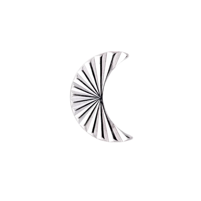 Junipurr Jewelry Titanium Laser Moon