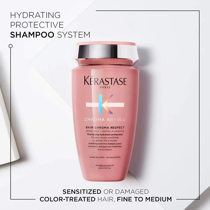 kérastase paris Chroma Absolu Bain Chroma Respect Shampoo for Fine Hair -Sulphate-Free