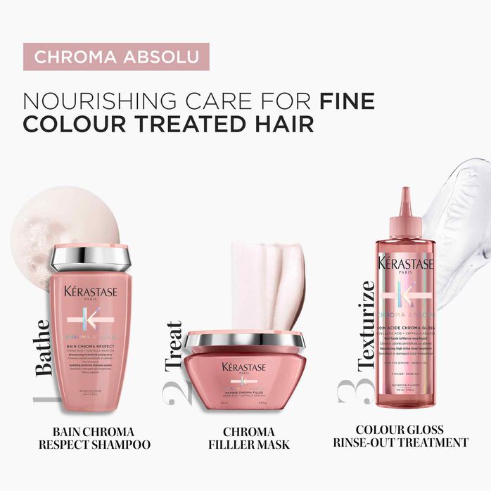 kérastase paris Chroma Absolu Bain Chroma Respect Shampoo for Fine Hair -Sulphate-Free