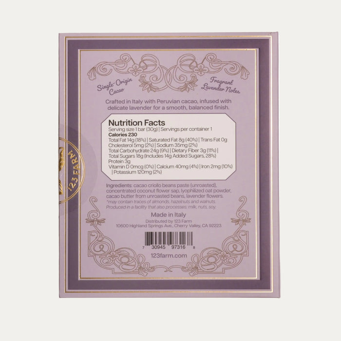 Lavender Criollo Chocolate Bar