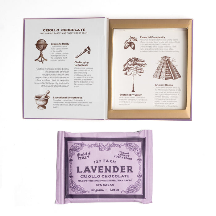 Lavender Criollo Chocolate Bar