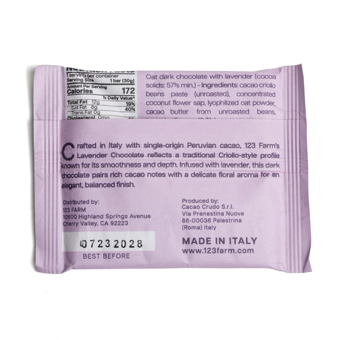 Lavender Criollo Chocolate Bar