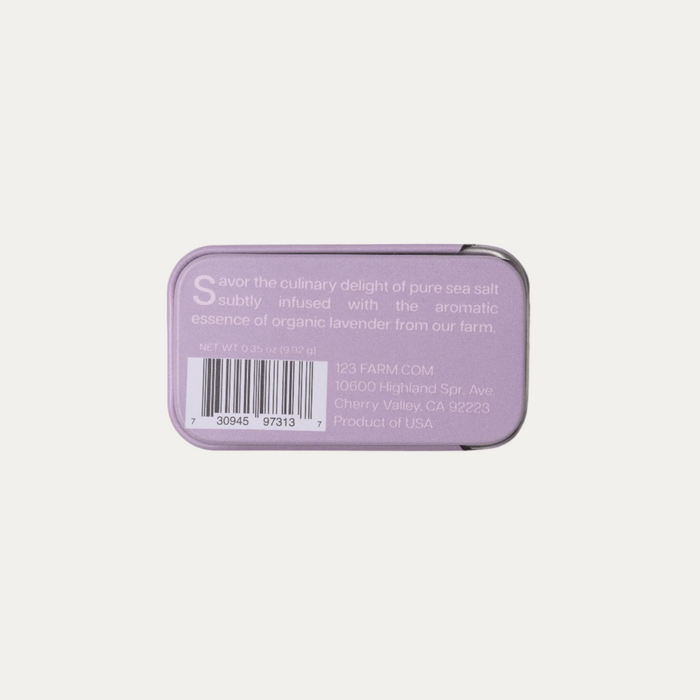 Lavender Salt Tin