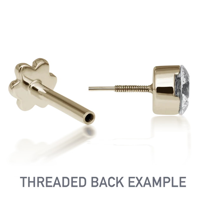 Maria Tash Invisible Set Diamond Threaded Stud Earring
