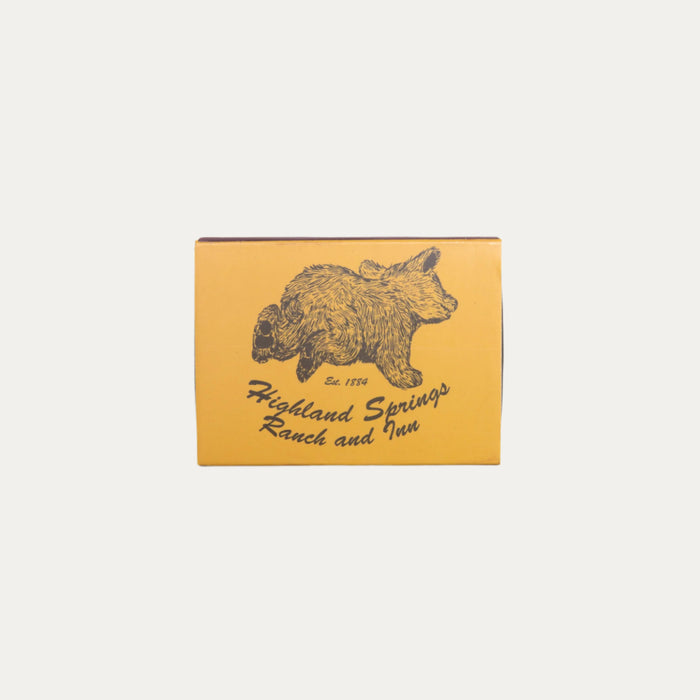 Matches - Highland Springs Ranch and Inn