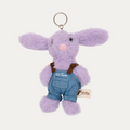 Mini Farm Lavender Bunny Keychain
