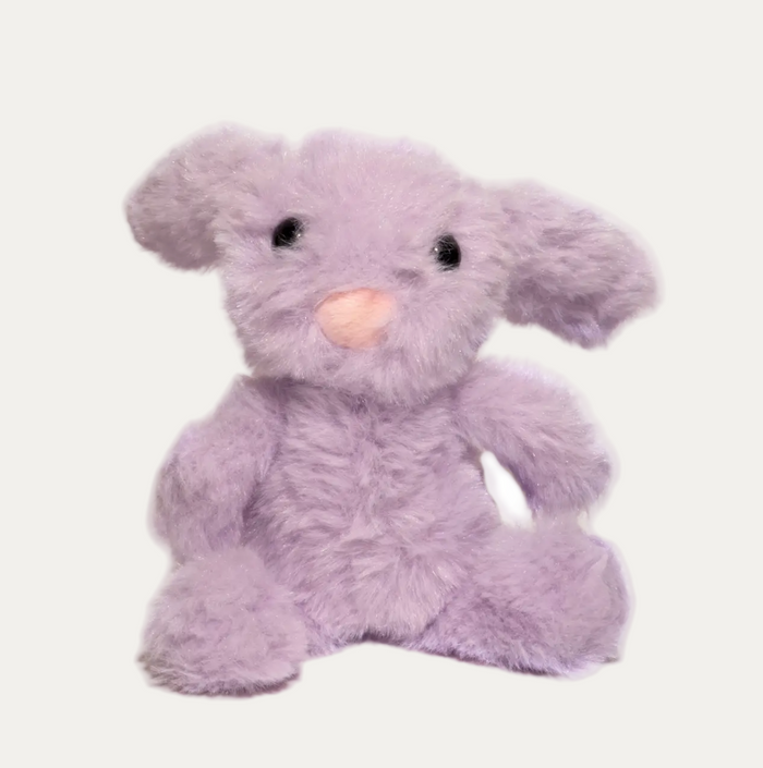 Mini Lavender Bunny Keychain