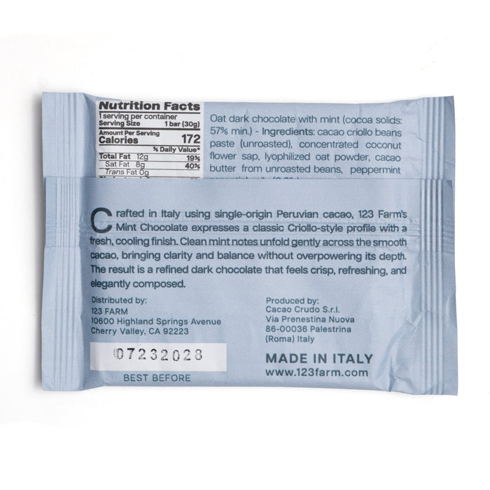 Mint Criollo Chocolate Bar