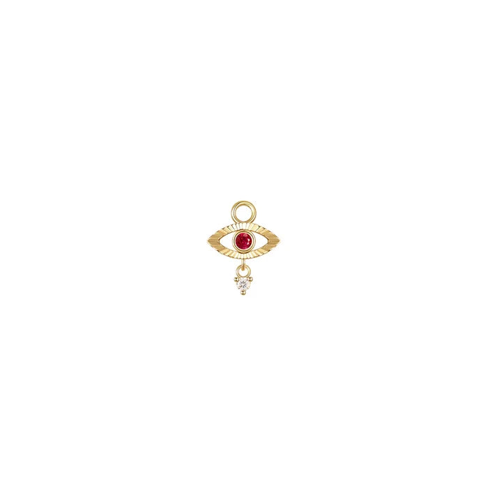 Modern Mood Evil Eye with Tear Charm