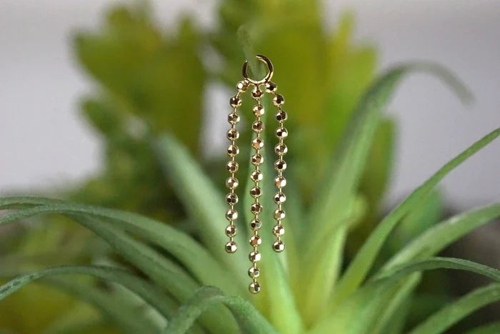 Modern Mood Triple Ball Chain Charm