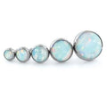NeoMetal Opal Cabochon Threadless Ends