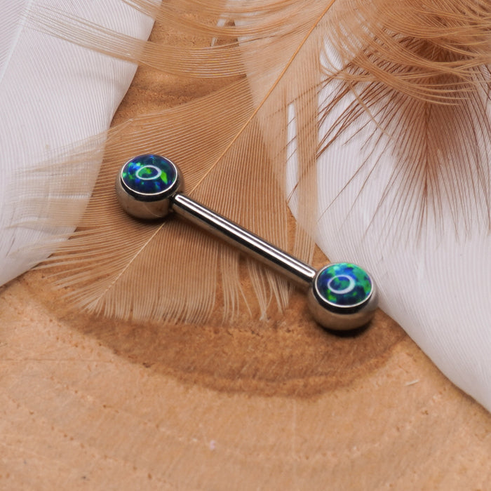 NeoMetal Threadless Titanium Side Faceted Gem