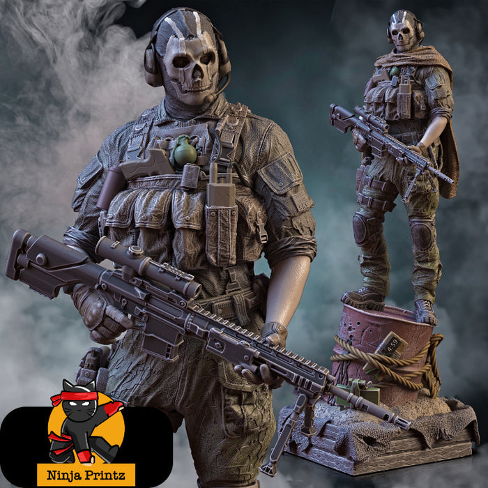 Ninja Printz - 1:10 Ghost (COD) Fan Art Vignette