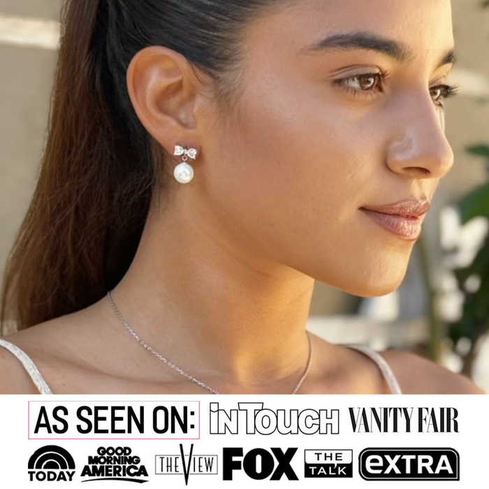 Oakley pearl drop earrings
