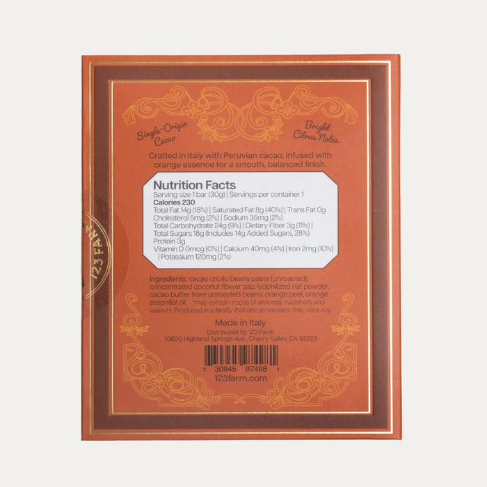 Orange Criollo Chocolate Bar