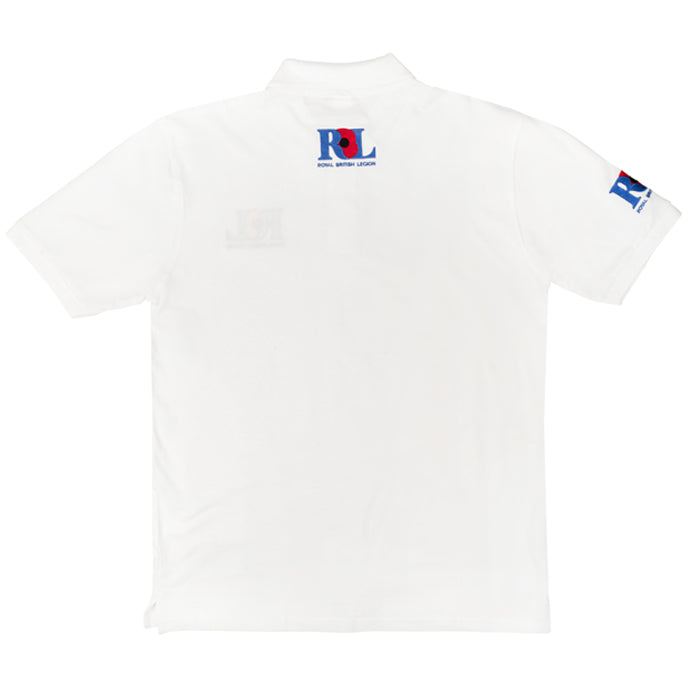 Royal British Legion White Polo Shirt