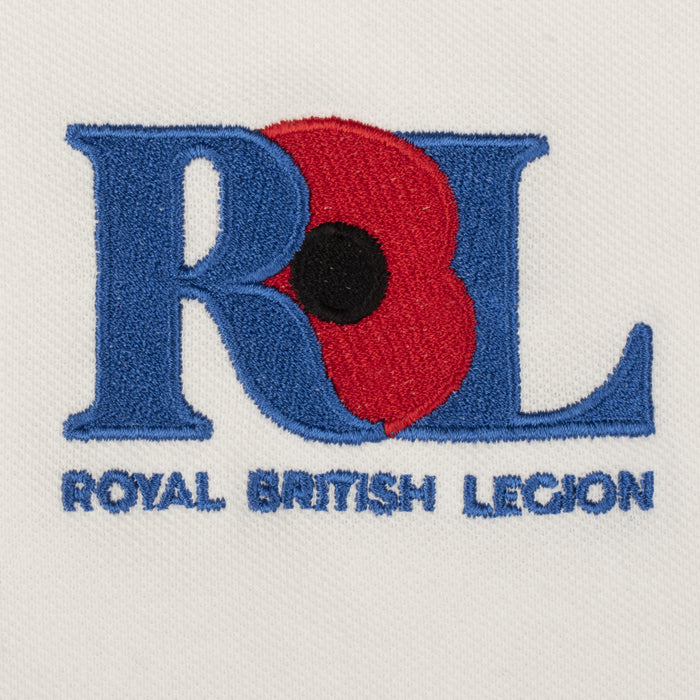 Royal British Legion White Polo Shirt