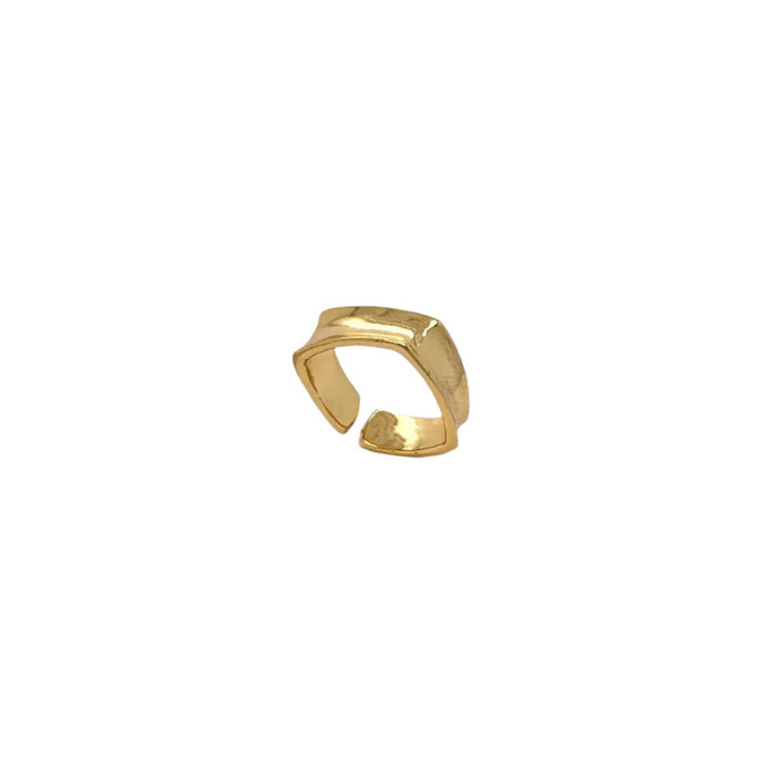 Square Chunky Gold Ring