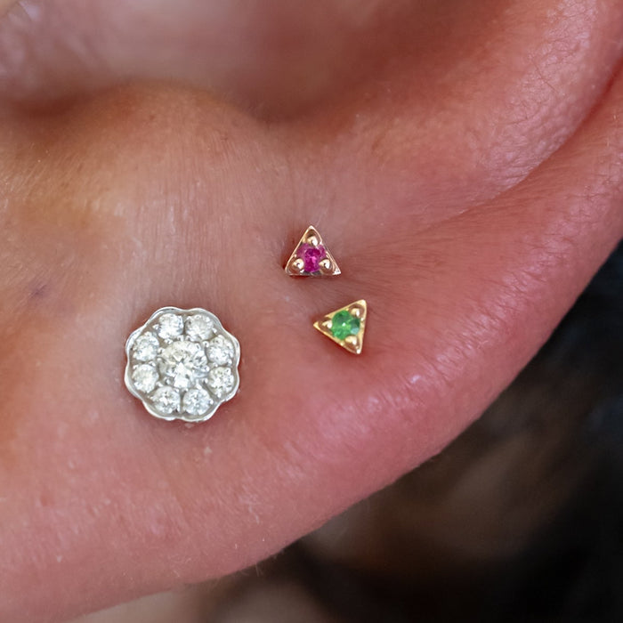 Stacked Lobe Piercing