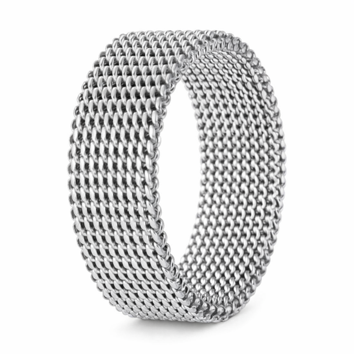 Stainless Steel Mesh Ring-8.3mm