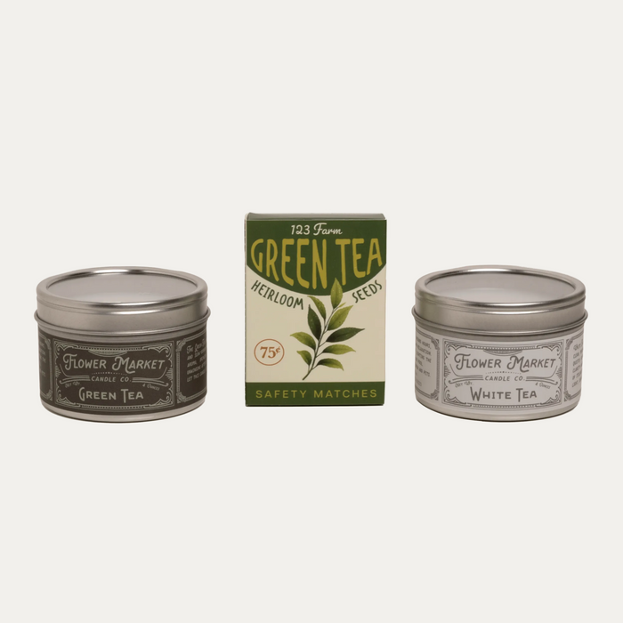 Tea Garden Candles Set