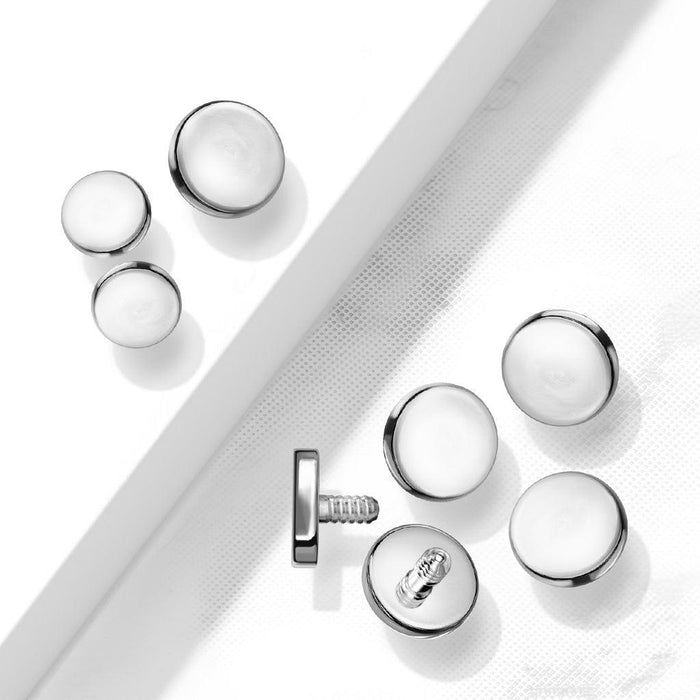 Body Jewelry - Titanium Circle Dermal Top 14G